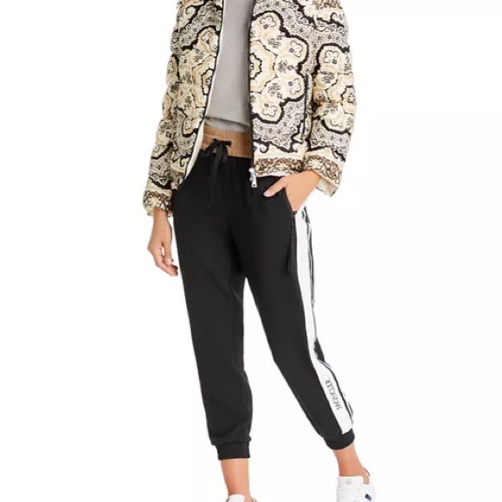 Moncler Black and Cream Joggers